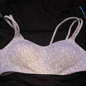 Avia White Patterned Bra